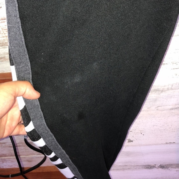 Pink Victoria's Secret black and gray sweatpants pink vs jogger pants sm… - Picture 3 of 5